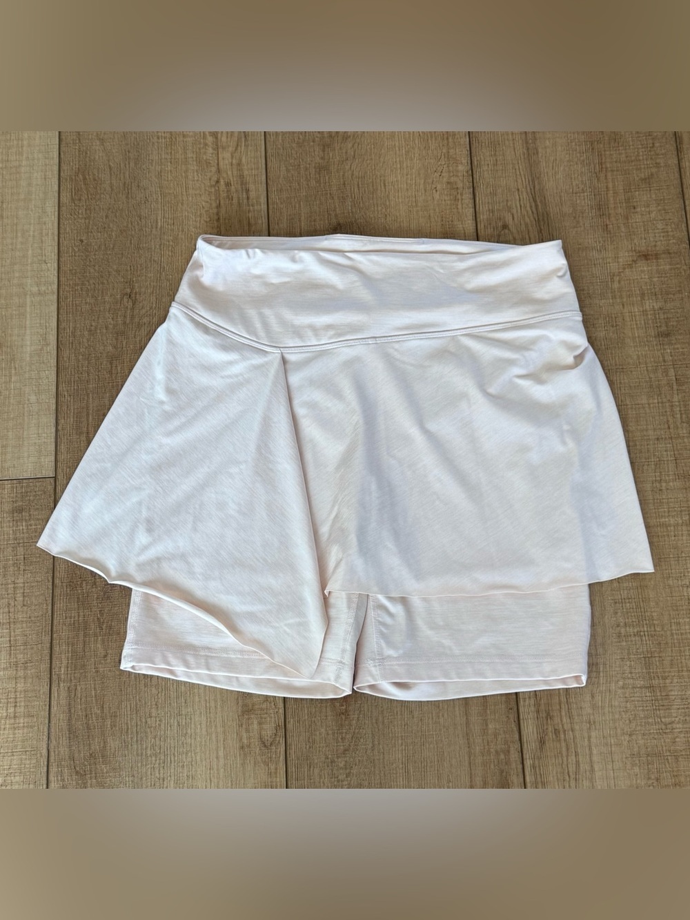 Free People Movement Pale Pink Tennis Skort Athletic Skirt Built In Shorts XL